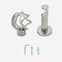 35mm Allure Signature Stainless Steel Cage Finial Eyelet
