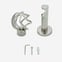 35mm Allure Signature Stainless Steel Cage Finial Eyelet