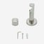 35mm Allure Signature Stainless Steel End Cap Finial Eyelet