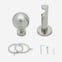 35mm Allure Signature Stainless Steel Ribbed Ball Finial