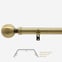 28mm Allure Classic Antique Brass Ball Eyelet Bay Window