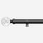 28mm Allure Classic Black Nickel Glass Bubbles Eyelet