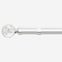 28mm Allure Classic Polished Chrome Glass Bubbles Eyelet
