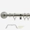 28mm Allure Classic Stainless Steel Effect Ribbed Ball Bay Window