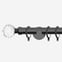 28mm Allure Signature Black Nickel Crystal