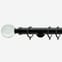 28mm Allure Signature Matt Black Glass Bubbles