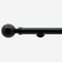 28mm Allure Signature Matt Black Ribbed Ball Eyelet