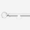 28mm Allure Signature Polished Chrome Crystal Eyelet
