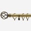 35mm Allure Classic Antique Brass Cage Finial