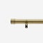35mm Allure Classic Antique Brass End Cap Finial Eyelet