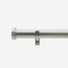 35mm Classic Brushed Steel Stud Eyelet Curtain Pole