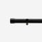 35mm Allure Classic Matt Black End Cap Finial Eyelet