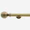 35mm Allure Signature Antique Brass Ribbed Ball Finial Eyelet