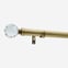 28mm Allure Classic Antique Brass Crystal Ball Eyelet Bay Window