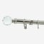 28mm Allure Classic Stainless Steel Effect Crystal Ball Bay Window