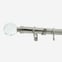 28mm Allure Classic Stainless Steel Effect Glass Bubbles