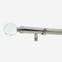 28mm Allure Classic Stainless Steel Effect Glass Bubbles Eyelet