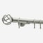 28mm Signature Brushed Steel Cage Curtain Pole