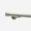 28mm Signature Brushed Steel End Cap Eyelet Curtain Pole