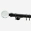 28mm Allure Signature Matt Black Glass Bubbles