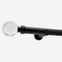 28mm Allure Signature Matt Black Glass Bubbles Eyelet