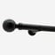 28mm Allure Signature Matt Black Ribbed Ball Eyelet