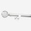 28mm Allure Signature Polished Chrome Crystal Eyelet