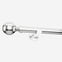 28mm Allure Signature Polished Chrome Ribbed Ball Eyelet
