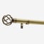 35mm Allure Classic Antique Brass Cage Finial Eyelet