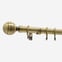 35mm Allure Classic Antique Brass Ribbed Ball Finial