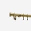 35mm Classic Antique Brass Stud Curtain Pole