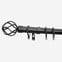35mm Allure Classic Black Nickel Cage Finial