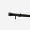 35mm Allure Classic Matt Black End Cap Finial Eyelet