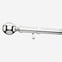 35mm Allure Classic Polished Chrome Ball Finial Eyelet