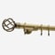 35mm Allure Signature Antique Brass Cage Finial