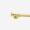 35mm Signature Brushed Gold Stud Eyelet Curtain Pole