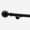 35mm Allure Signature Matt Black Ball Finial Eyelet