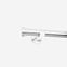 35mm Signature Polished Chrome Stud Eyelet Curtain Pole