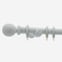 35mm Prime Slate Grey Ball Curtain Pole