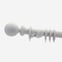 50mm Highgrove Pebble Grey Ball Finial Curtain Pole