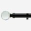 28mm Allure Classic Matt Black Crystal Eyelet