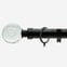 28mm Allure Classic Matt Black Glass Bubbles