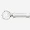 28mm Allure Classic Polished Chrome Crystal Eyelet