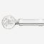 28mm Allure Classic Polished Chrome Glass Bubbles Eyelet