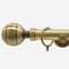 28mm Allure Signature Antique Brass Ribbed Ball