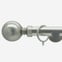 28mm Signature Brushed Steel Ball Curtain Pole