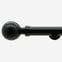 28mm Allure Signature Matt Black Ribbed Ball Eyelet