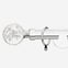28mm Allure Signature Polished Chrome Glass Bubbles