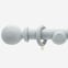 28mm Prime Slate Grey Ball Curtain Pole