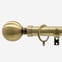 35mm Allure Classic Antique Brass Ball Finial
